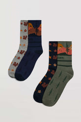 Pack 4 pares de meias sem punho